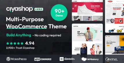 CiyaShop Multipurpose WooCommerce Theme With Lifetime Update