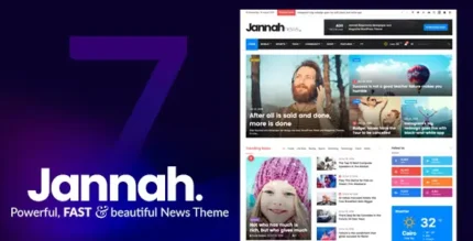 Jannah 7.0.6 Newspaper Magazine News BuddyPress AMP With Lifetime Update.