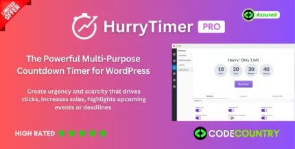 HurryTimer Pro 2.11.2 Plugin With Lifetime Update.
