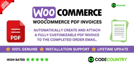 WooCommerce PDF Invoices 4.4.6 With Lifetime Update.