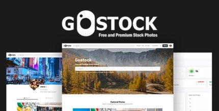 GoStock Free and Premium Stock Photos Script With Lifetime Update.
