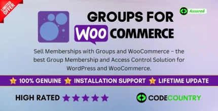 Groups for WooCommerce 2.8.0 With Lifetime Update.