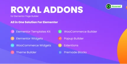 Royal Elementor addons Pro 1.3.93 With Lifetime Update.