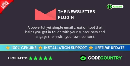 Newsletter Premium 7.9.3 (Agency Bundle) 4.9.8 + All Addons With Lifetime Update.