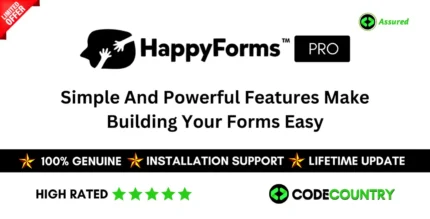 HappyForms Pro 1.37.12 Friendly Drag and Drop Contact Form Builder.