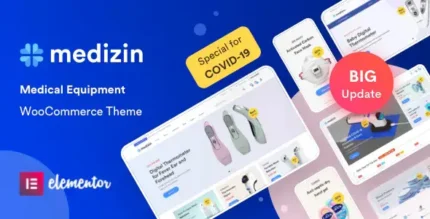 Medizin Elementor WooCommerce Medical Theme With Lifetime Update
