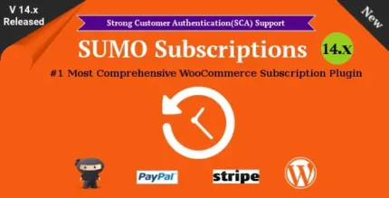 SUMO Subscriptions WooCommerce Subscription System WordPress Plugin With Lifetime Update.