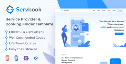 Servbook - Appointment Management System & Booking Software For Doctor, Spa & Saloon With Lifetime Update.