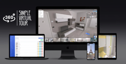 Simple Virtual Tour With Lifetime Update.