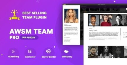 The Team Pro 1.11.1 Team Showcase WordPress Plugin With Lifetime Update.