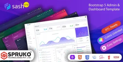 Sash Bootstrap 5 Admin & Dashboard Template With Lifetime Update