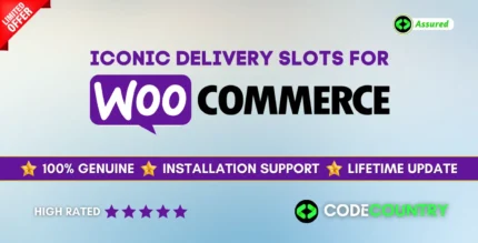Iconic Delivery Slots for WooCommerce 1.20.0 WordPress Plugin With Lifetime Update.