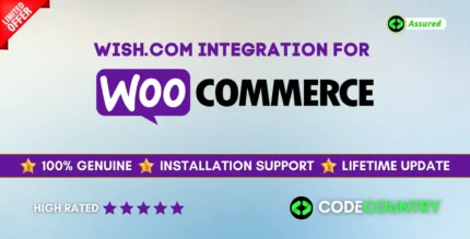 Wish.com Integration for WooCommerce 3.0.3 WordPress Plugin With Lifetime Update.