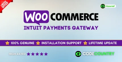 Intuit Payments Gateway 3.1.2 WordPress Plugin With Lifetime Update.