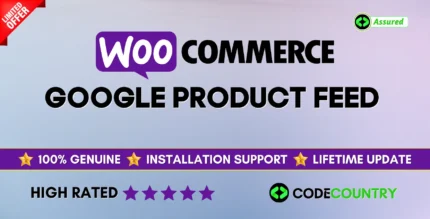WooCommerce Google Product Feed 11.0.6 With Lifetime Update.