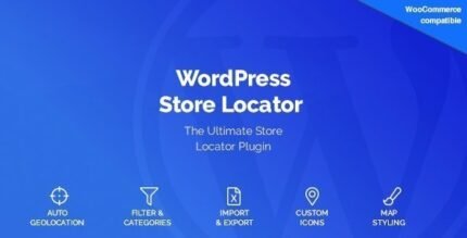 WordPress Store Locator 2.1.12 Plugin With Lifetime Update.