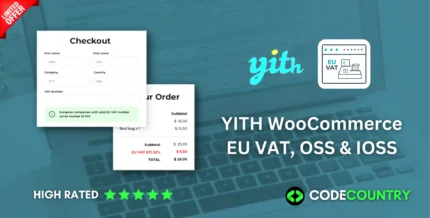 YITH WooCommerce EU VAT OSS & IOSS WordPress Plugin With Lifetime Update