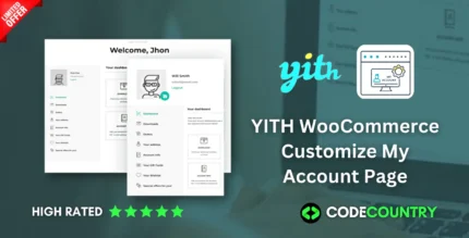 YITH WooCommerce Customize My Account Page WordPress Plugin With Lifetime Update