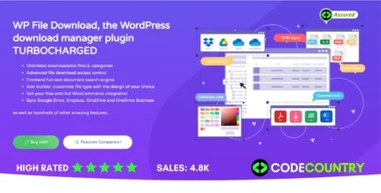 WP File Download 6.0.3 WordPress Download Manager Plugin With Lifetime Update.