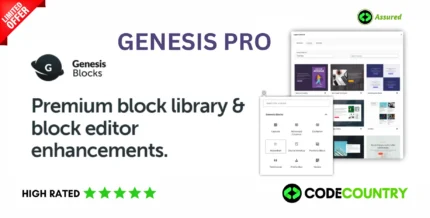 Genesis Blocks Pro WordPress Plugin With Lifetime Update