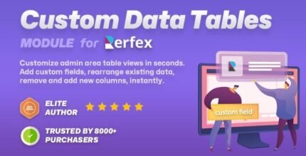Custom Data Tables for Perfex CRM With Lifetime Update.