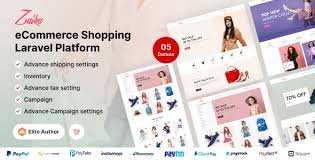 Zaika eCommerce CMS - Laravel eCommerce Shopping Platform With Lifetime Update.