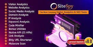 SiteSpy - The Most Complete Visitor Analytics & SEO Tools (SaaS) With Lifetime Update.