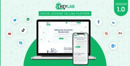 KeyLab - Digital Account Selling Platform With Lifetime Update.