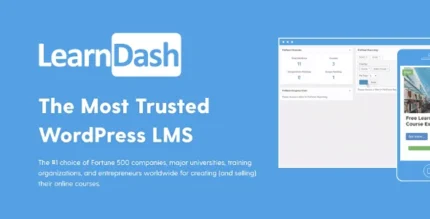 LearnDash 4.13.0 + All Addons Pack WordPress Plugin With Lifetime Update.