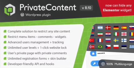 Private Content 8.10.3 Multilevel Content Plugin With Lifetime Update.