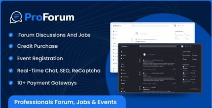 ProForum - Forum, Jobs & Events With Lifetime Update.