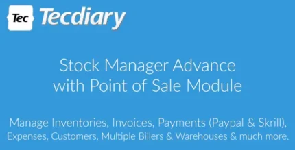Stock Manager 3.5.1 Advance with Point of Sale Module PHP Script With Lifetime Update.