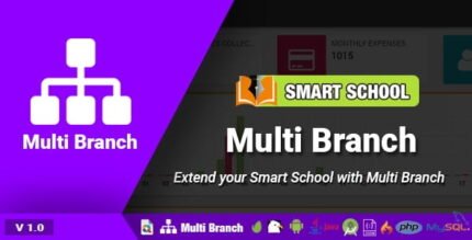 Smart School Multi Branch With Lifetime Update.