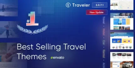Travel Booking WordPress Theme 3.1.1 With Lifetime Update.